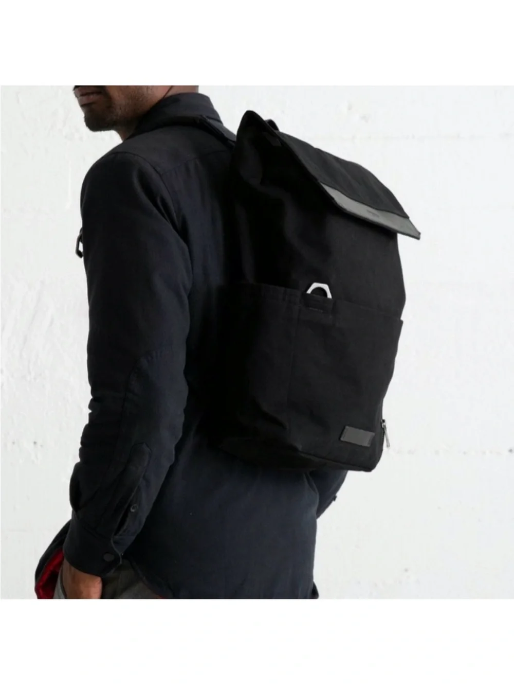 Timbuk2 Foundry Pack is a black canvas backpack